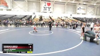 63 lbs Cons. Round 4 - Domenico Greco, Niskayuna You Wrestling vs Frank Murray, Club Not Listed