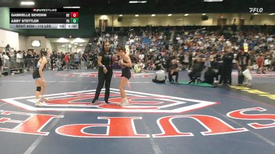 118 lbs Round Of 64 - Gabrielle Severin, NY vs Abby Stettler, PA