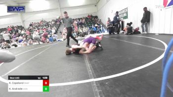 96-100 lbs Rr Rnd 4 - Kacen Copeland, Spartan Wrestling Fort Smith vs Kalvin Andrade, Vian Wrestling Club