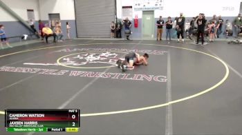 77 lbs Semifinal - Jaxsen Harris, Mid Valley Wrestling Club vs Cameron Watson, Alaska