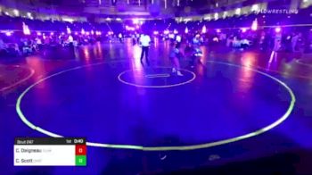 130 lbs Consolation - Cheyenne Daigneau, Team Montana vs Camryn Scott, Chatfield WC