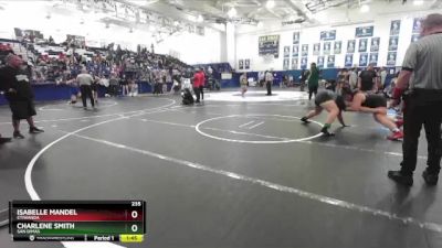 235 lbs Quarterfinal - Charlene Smith, San Dimas vs Isabelle Mandel, Etiwanda