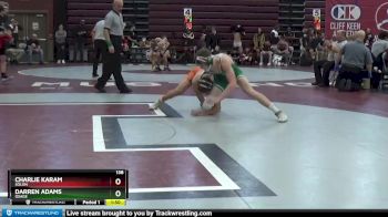 138 lbs Cons. Round 1 - Charlie Karam, Solon vs Darren Adams, Osage