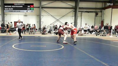285 lbs Consi Of 16 #2 - Michael Mastroianni, Bridgewater vs Nick Blitz, Springfield