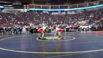 152 lbs Quarterfinal - Clay Kimmy, General McLane vs Jonah Erdely, Frazier