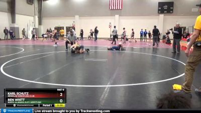 100 lbs Cons. Semi - Karl Schutz, Ironclad Wrestling Club vs Ben Whitt, North Alabama Elite Wrestling