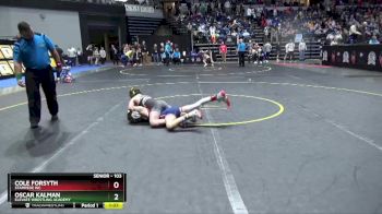 103 lbs 7th Place Match - Oscar Kalman, Elevate Wrestling Academy vs Cole Forsyth, Stampede WC