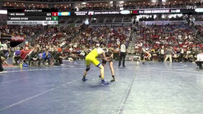 1A-113 lbs Cons. Semi - Nic Brase, Nashua-Plainfield vs Jensen Dyer, Martensdale-St. Marys