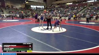 5A 113 lbs Cons. Round 1 - Jackson Pagan, El Dorado vs Dustin Saba, Mountain Home