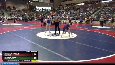 5A 113 lbs Cons. Round 1 - Jackson Pagan, El Dorado vs Dustin Saba, Mountain Home