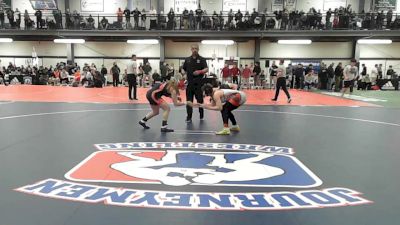 132Yellow lbs Rr Rnd 2 - Emma Ponzi, Niagara Wheatfield vs Carmen Bishop, Groton