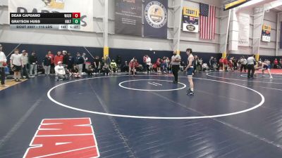 115 lbs Round Of 32 - Dean Capuano, Washington Crossing vs Grayson Huss, Holtsville