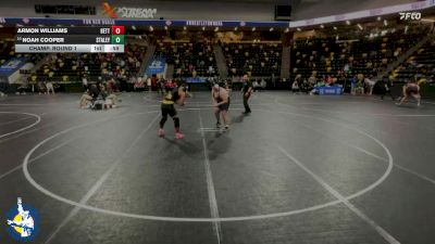 285 lbs Champ. Round 1 - Armon Williams, Bettendorf vs Noah Cooper, Staley