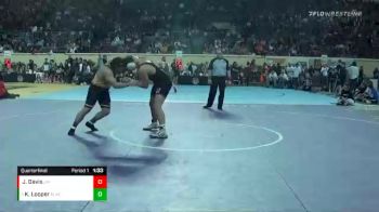 3A-220 lbs Quarterfinal - Kolby Looper, Blackwell vs Joe Davis, Jay