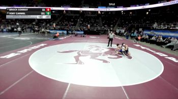 II-157 lbs Cons. Round 2 - Brock Conway, Seaford vs Toby Carmel, Collegiate School