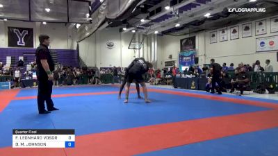 FREDERIC LEONHARD VOSGRONE vs DEVHONTE M. JOHNSON 2019 Pan IBJJF Jiu-Jitsu No-Gi Championship