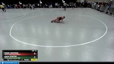 74 lbs Cons. Round 4 - Mark Crimmins, Sebolt Wrestling Academy vs Knox Porter, Sebolt Wrestling Academy