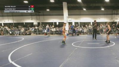 80 lbs Round Of 32 - Boone Dilley, WI vs Matthew Bly, PA