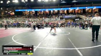 115 lbs Quarterfinal - Emma Bauknight, Hernando vs Mackenzie Thompson, Evangelical Christian