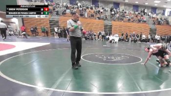 150 lbs Champ. Round 3 - Eduardo De Posada Campos, Green Valley vs Drew Peterson, San Marcos