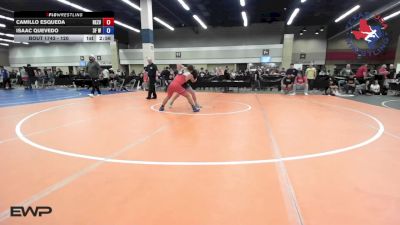 120 lbs Quarterfinal - Camillo Esqueda, ReZults Wrestling vs Isaac Quevedo, 3F Wrestling