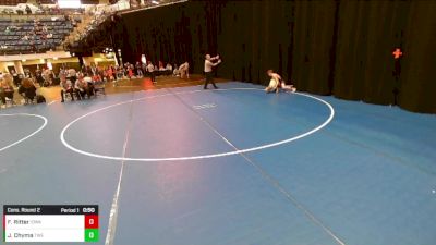 7th - 8th grade - 115 Cons. Round 2 - Finn Ritter, Iowa vs Jet Chyma, Trojan Warrior Elite Wrestling Club