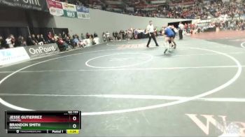 6A-144 lbs Semifinal - Brandon Smith, Newberg vs Jesse Gutierrez, Tualatin