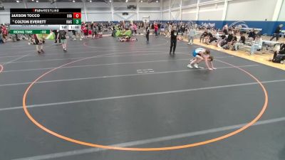 98 lbs Cons. Round 2 - Jaxson Tocco, Unattached vs Colton Everett, Unattached