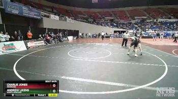 6A-145 lbs Cons. Round 4 - Andrew Likens, North Medford vs Charlie Jones, Roseburg