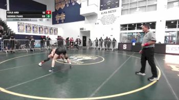 126 lbs Cons. Round 2 - Derrik Fang, Portola vs Cole Ard, Vista