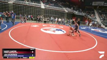 102 lbs Cons. Round 3 - Auzzy Carter, Powell Wrestling Club vs Levi Kilpatrick, Wyoming Underground Wrestling