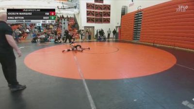 132 lbs Cons. Semi - Kinli Bitton, Rocky Mountain Middle School vs Jocelyn Marquez, Powell Middle School