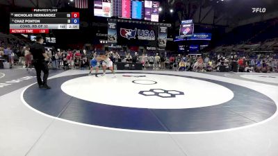 165 lbs Cons. Rd Of 32 - Nicholas Hernandez, CA vs Chaz Ponton, ID