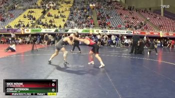 165 lbs Semis & 3rd Wb (16 Team) - Nick Novak, St. Cloud State vs Cory Peterson, McKendree