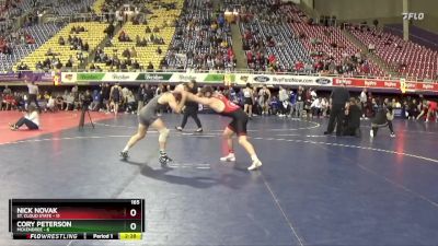 165 lbs Semis & 3rd Wb (16 Team) - Nick Novak, St. Cloud State vs Cory Peterson, McKendree