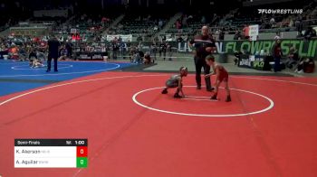 49 lbs Semifinal - Korbin Akerson, Nebraska Boyz vs Antonio Aguilar, Red Wave