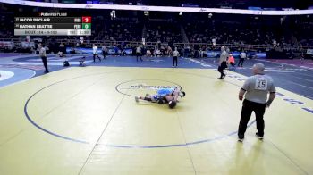 II-150 lbs Champ. Round 1 - Jacob DeClair, Highland vs Nathan Beattie, Peru