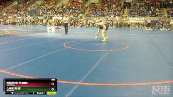 120 lbs Quarterfinal - Kruiser Burns, Grafton vs Cade Else, MonDak