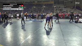 197 lbs Quarters & 1st Wb (16 Team) - Nolan Pozzobon, Chicago vs Tyler Haydon, Wisconsin-Whitewater