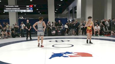 65 kg Cons. Rd Of 32 - Nathaniel Park, Level Up Wrestling Center vs Gideon Gonzalez, New Jersey