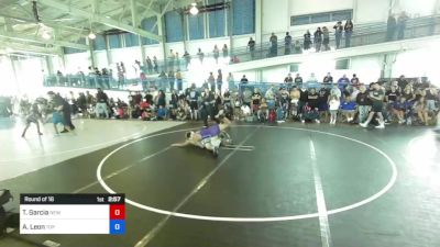 150 kg Round Of 16 - Tatum Garcia, New Mexico Bad Boyz vs Arnulfo Leon, Top Dog WC