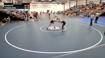 157 lbs Cons. Round 1 - Thomas Hicks, Thomas More vs Ian Amstutz, Manchester