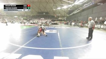 Boys 1A 157 lbs Quarterfinal - Nolen Nelson, Castle Rock vs Tristan Sharpe, Cascade (Leavenworth)