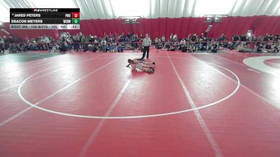 14U Boys - 105 lbs 3rd Place Match - Deacon Meyers, West Salem Bangor Wrestling vs Jared Peters, Pulaski Wrestling Club