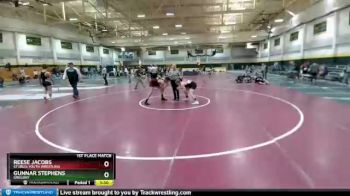 182 lbs 1st Place Match - Reese Jacobs, Sturgis Youth Wrestling vs Gunnar Stephens, Gregory