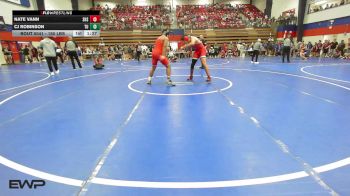 190 lbs Quarterfinal - Nate Vann, Stilwell High School vs CJ Robinson, Tulsa Union