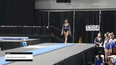 Nyla Baynes Gymkhana Gymnastics - Vault - 2022 Elevate the Stage Huntsville presented by SportsMED & Crestwood