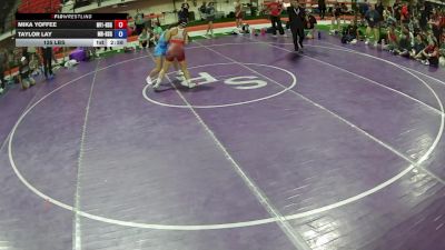 130 lbs Mika Yoffee, Nevada 1 HS Girls vs Taylor Lay, Montana Banditry HS Girls