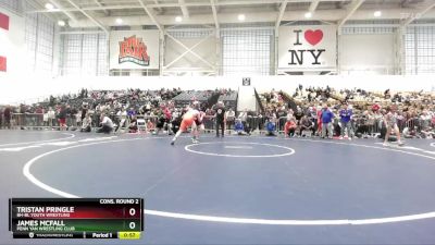 170 lbs Cons. Round 2 - Tristan Pringle, BH-BL Youth Wrestling vs James McFall, Penn Yan Wrestling Club