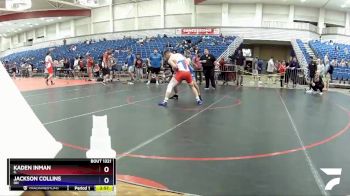 145 lbs Cons. Semi - Kaden Inman, IL vs Jackson Collins, OH